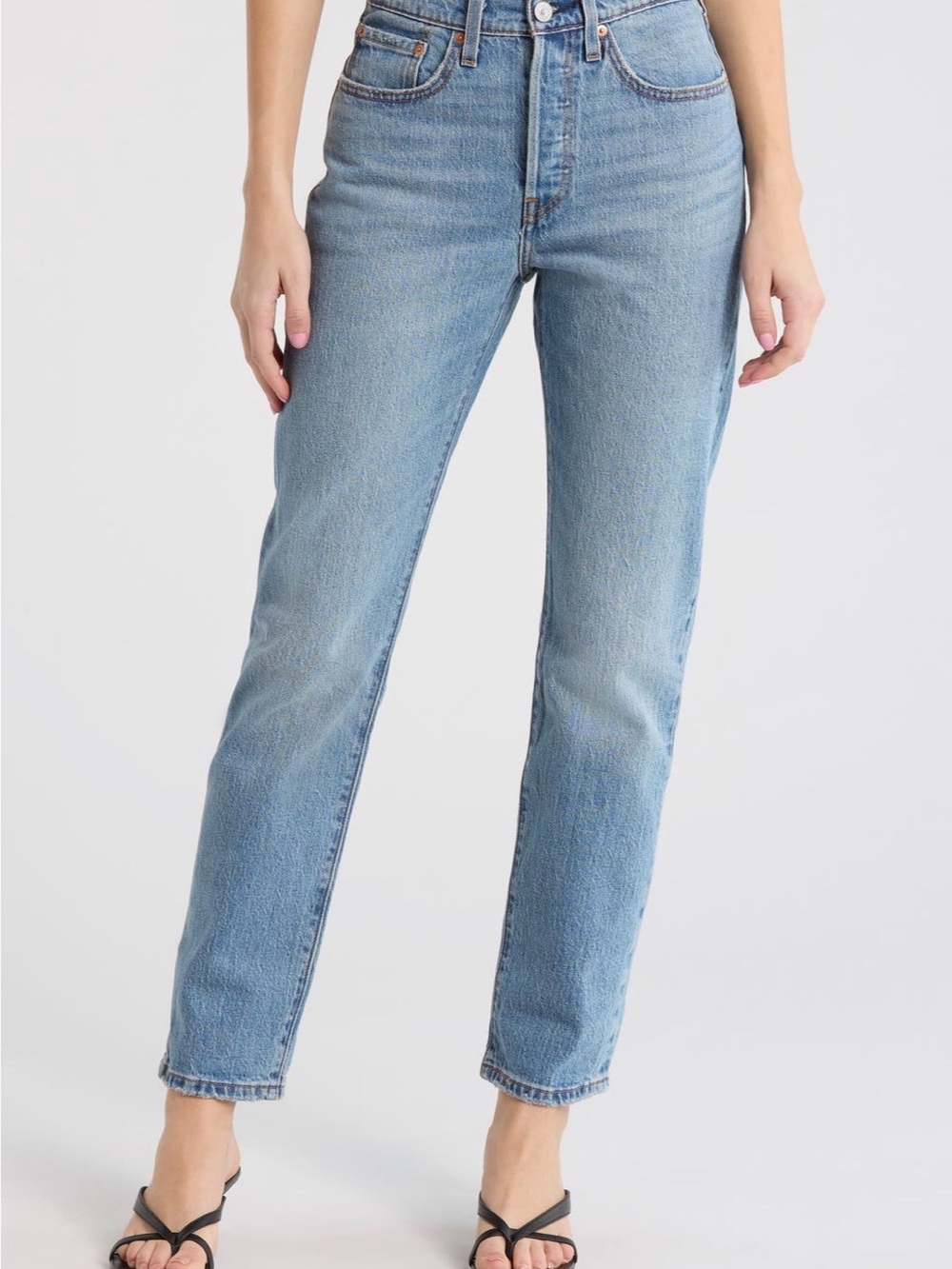 Levi's Light Blue Straight Leg Jeans